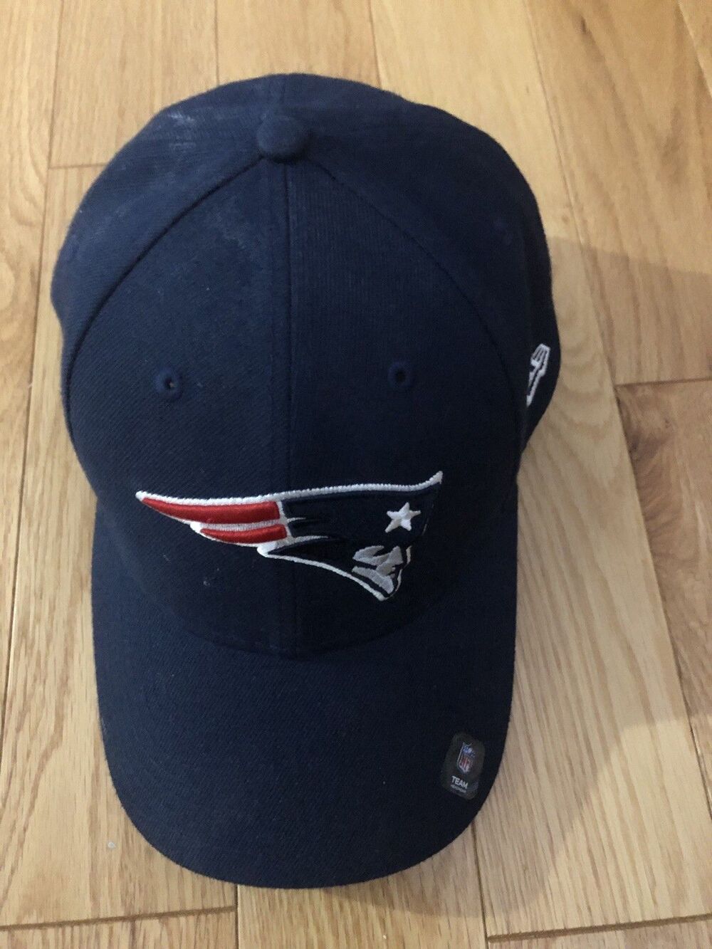 New England Patriots New Era 9FORTY Adjustable Cap Navy (OSFM) NFL AFC